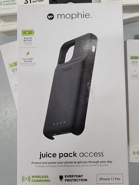 mophie Juice Pack Access Battery Case for iPhone 11 Pro - Black
